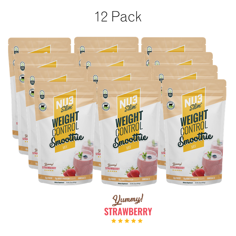 NU3 Slim - The Weight Control Smoothie 17.6 oz BULK 12 PACK